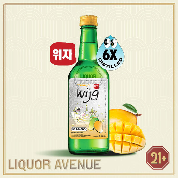 WIJA Soju Mango Mangga Less Hangover 360ml