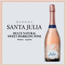 Santa Julia Dulce Natural Sweet Sparkling Wine 750ml